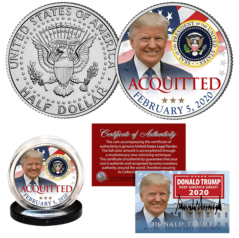 Trump Acquittal Collector Coin