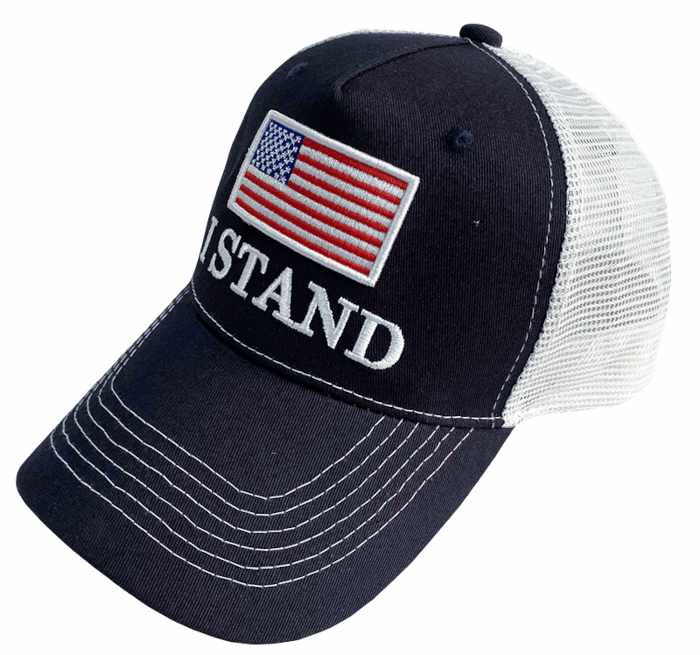 I Stand American Flag Hat