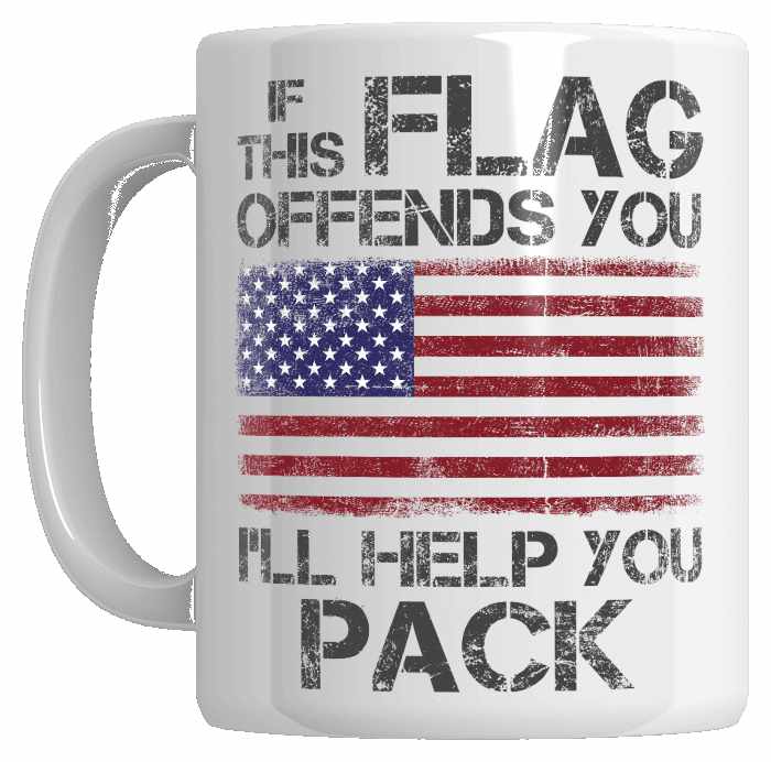 If this flag offends you mug white